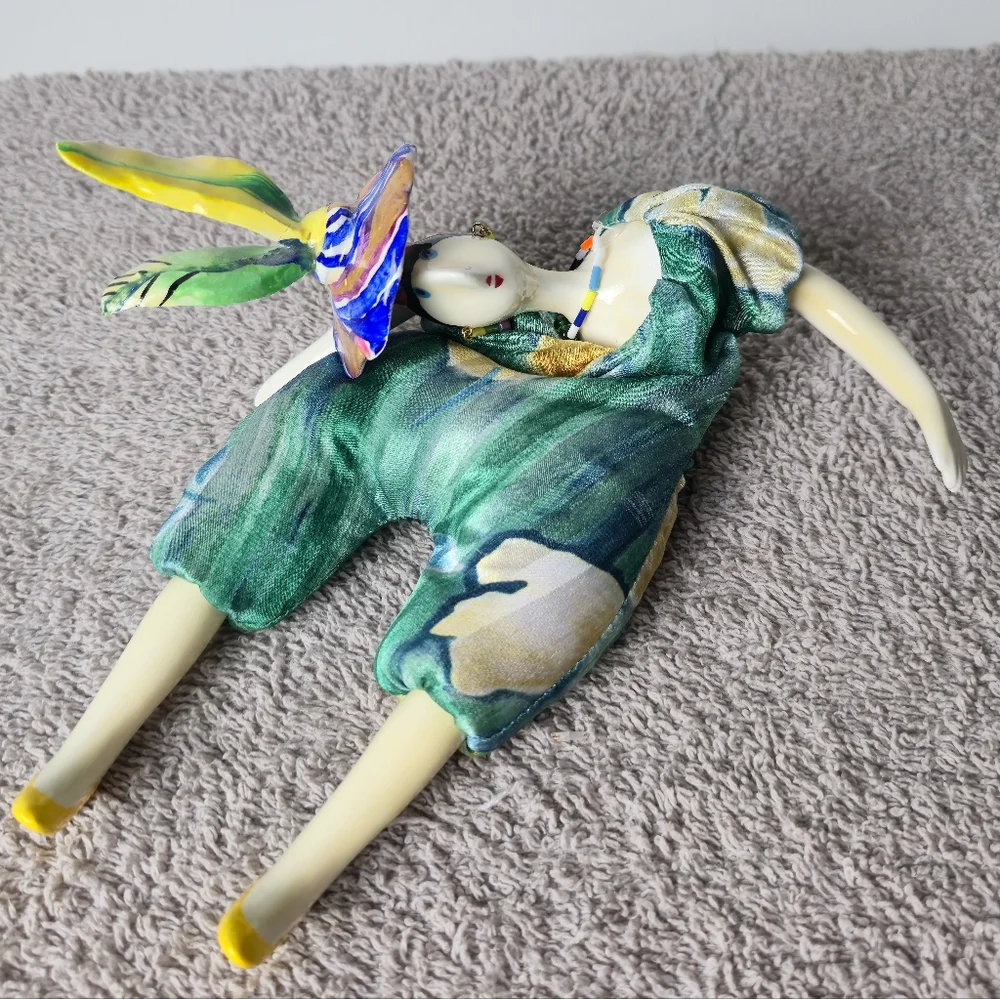 Vintage French Cerri Art Poupee Millet Doll Handmade